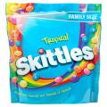 SKITTLES TROPICAL CANDY ASSORTMENT FAMILY PACK (196GM). 