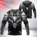 Newest Fashion 3D Printed Albania Armor Hoodie Hooded Sweatshirts For WomenMen Streetwear Cosplay Unisex High Quality Tops Hoody. 