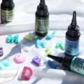 Transparent Epoxy Uv Resin Glue Non-Toxic Finish Hard Resin Epoxy Glue Resin Jewelry Mold Glue for Handmade Crafts Jewelry. 