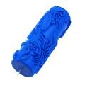 5'' Embossed Paint Roller Sleeve Wall Art Texture Stencil Brush Tool Flower Pattern Decor. 