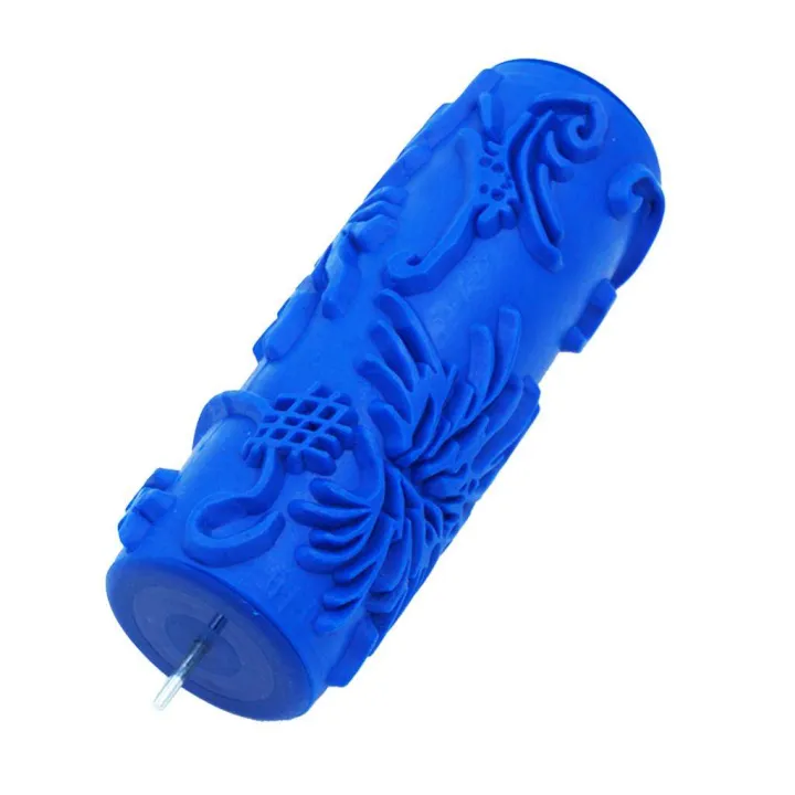 5''%20Embossed%20Paint%20Roller%20Sleeve%20Wall%20Art%20Texture%20Stencil%20Brush%20Tool%20Flower%20Pattern%20Decor%20-%20Image%208