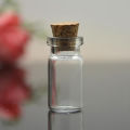 10pcs Cute Mini Clear Cork Stopper Glass Vials Jars Containers Wishing Bottles. 