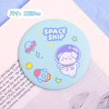 ins wind cartoon cute small mirror makeup mirror portable portable mirror female mini round mirror storage. 