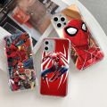 Marvel Spiderman Transparent Case for Tecno Camon 18 Premier 18I 18P 18T 17 17P 16 15 19 Pro Cover. 