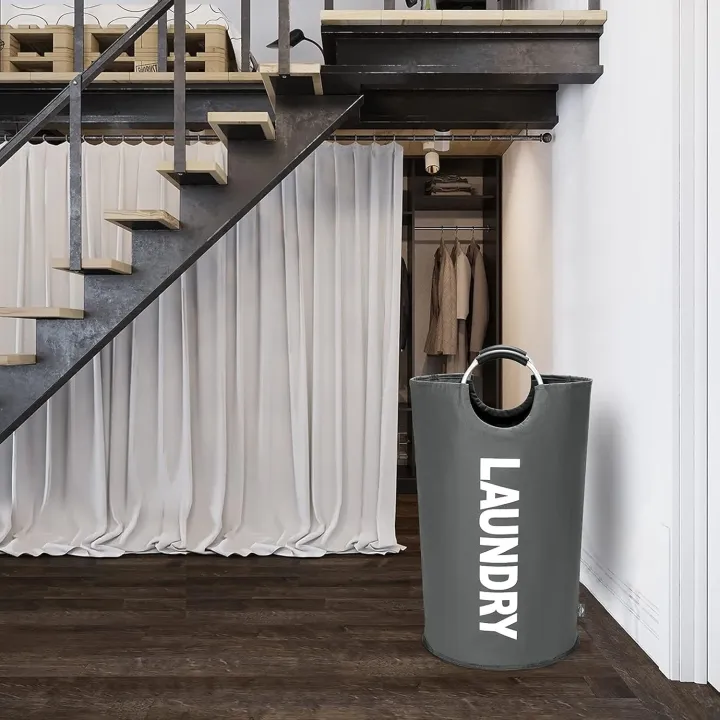 Techmanistan%2080L%20Large%20Capacity%20Foldable%20Laundry%20Basket%20Bag%20with%20Aluminum%20Handle,%20for%20Bedroom,%20Fabric%20Collapsible%20Fabric%20Laundry%20Hamper,%20Foldable%20Clothes%20Bag%20-%20Image%208