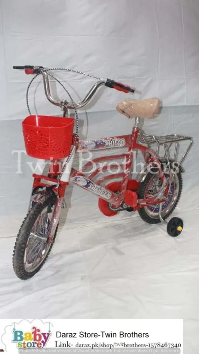 Four%20Wheel%20Bicycle%20With%20Basket%20&%20Supporting%20Tyre%20-%20Image%204