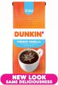 Dunkin French Vanilla Artificially Flavored Coffee, Ground Coffee, 340G. 