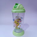 Tiny Sippy Glass for Kids - Feeding Cup - Sippy Cup - Tumber with Straw -  Kids Water Tiny Sippy Cup Creative Cartoon - Baby Anti Spill Learning Sippy Cup - Juice Glass with Straw - Water bottle - Bottles Outdoor Portable Travelling Cups. 