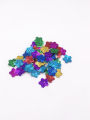 50Pcs/Bag 17mm Calabash Flake Sequins Laser Mixed Sequin PVC Paillettes Sewing Wedding Craft Costume DIY Lentejuelas Accessories. 