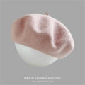 Autumn And Winter Wool Felt Beret Trendy Fashionable Wool Material Painter Hat Solid Color Female Girls Fashion Beret for Daily Wear Street Fashion Autumn And Winter Outfits Artists And Painters. 