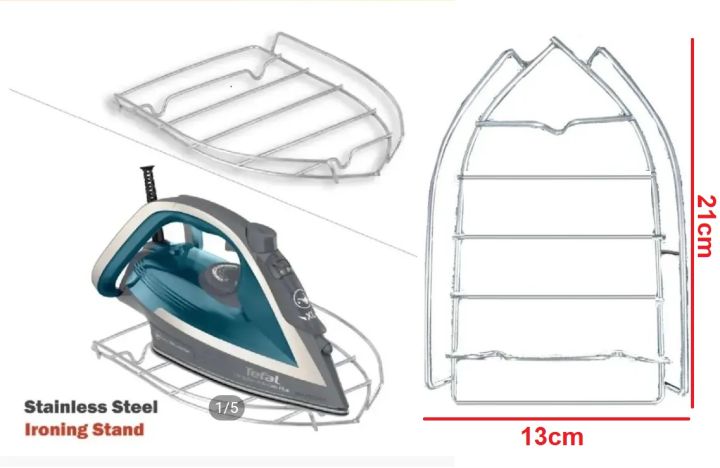 Heat Resistant Hard Wired Stainless Steel Iron Rest Pad for Ironing Board istari Holder