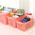 Multipurpose Storage Plastic Fruit Basket, Rectangular Plastic Storage Basket with Handle. 