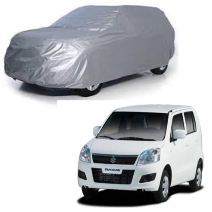 Wagon R Topcover Silver parashoot Car Cover Dust and Waterproof Daraz.pk