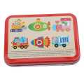 Wooden Puzzle Games 6-in-A-Box! Jigsaw Puzzles for Kids. 