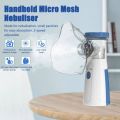 Mesh Nebulizer Machine | Electric Nebulizer & Mask For Kids & Adults | Portable Inhaler Steamer Humidifier For Home Use (USB & Battery Operated). 