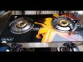 Double Burner Home Gas Stove Best on Slab. 
