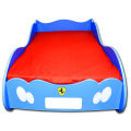 Furnishoo Kids Racing Car Bed - Kids Bed - Blue Car Bed. 