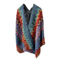 Xu Hongdou with the same Yunnan Lijiang tourism photo ethnic style knitted shawl, women's scarf, cloak and cape. 