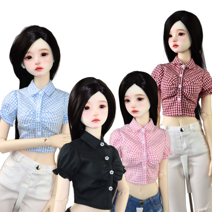 1/31/4 MSD BJD doll clothes DD SD ball joint doll fashion low rise denim shorts, crop button, t-shirt toy accessories girl gift