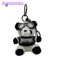 Interior Car Charm Cute Panda Pendant for Car Rearview Mirror Handcrafted Animal Hanging Ornament for Car Interior Adorable Panda Accessories for Car Accessories Pendant. 