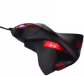 Optical Computer USB mouse Mice with LED Lights Wired mouse Fighter Jet Shape for Desktop PC Laptop. 