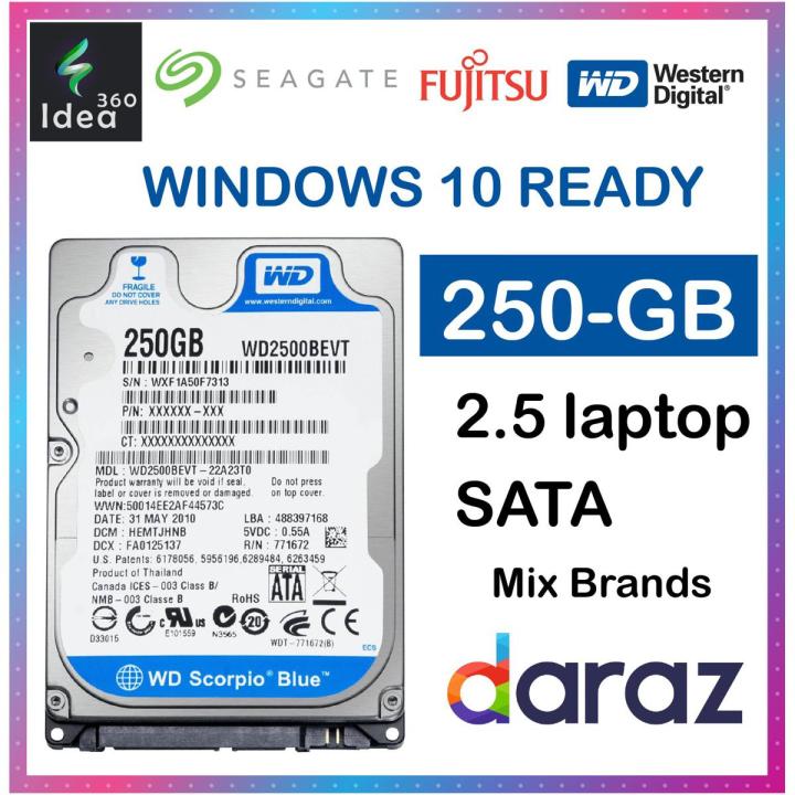 LAPTOP 250Gb 250 gb 2.5 SATA Internal Hard Drive For Laptop/PS3/Mac (250 GB)