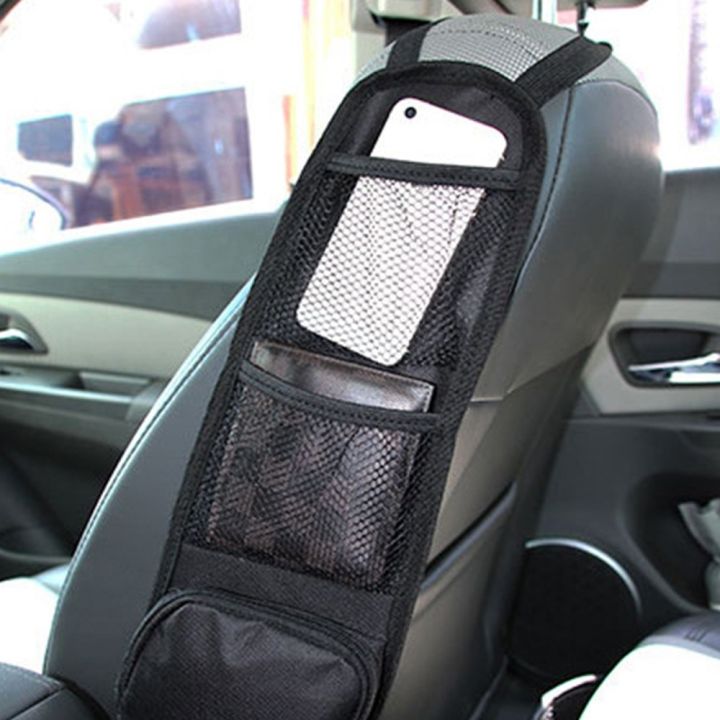 New Multifunctional Car Seat Storage Bag Car Side Seat Hanging Bag Mesh Organizer Multi-Pocket Phone Holder Car Interior Accessories