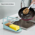 PP Nordic creative plastic table drain rack kitchen sink faucet sponge wipe rack cloth rack drain rack (Color options ）. 