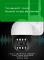 4MP Dual-Lens IP Camera WiFi Security CCTV Camera Color Night Vision 10X Zoom Auto Tracking IP66 Outdoor Surveillance Camera. 