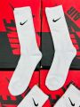 White Long Socks - Imported Quality - Limited edition 1 Pair - White Color - For Both Men and Women - Shoeique.pk. 
