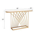 Varnish Entryway Lounge Living Room Console Table. 