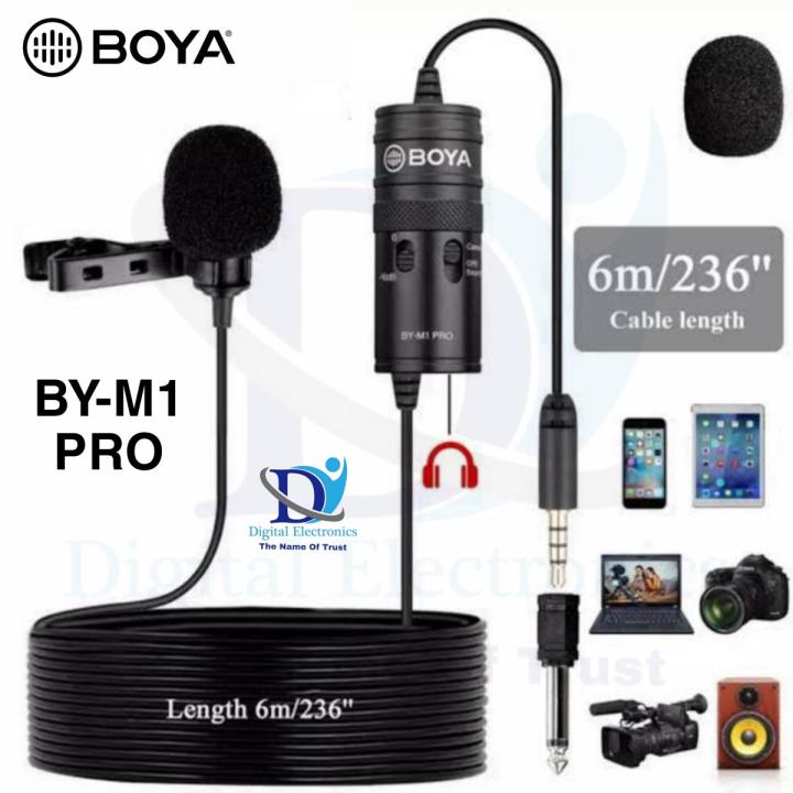 BOYA BY-M1 Pro Universal Lavalier Microphone (ORIGINAL)
