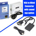 VGA to HDMI Adapter Converter Cable - Full HD 1080p with Audio Support. 