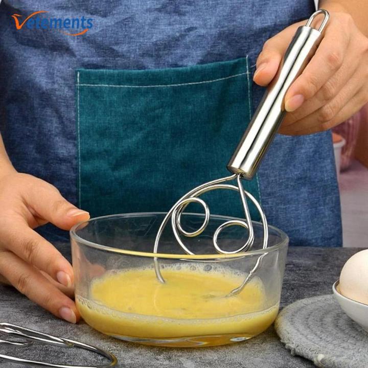 High Quality Stainless Steel Whisk Hand Held Double Coil Egg