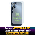 Tecno Camon 19 Pro Back Matte Protector Skin sheet For Tecno Camon 19 Pro. 