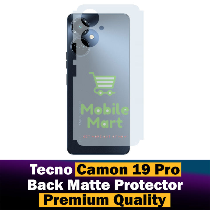 Tecno Camon 19 Pro Back Matte Protector Skin sheet For Tecno Camon 19 Pro