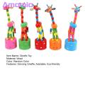 Giraffe Plush Toy Giraffe Toy Adorable Eco-friendly Dancing Portable Safe for Babies Colorful Puzzle Design Playtime Fun. 