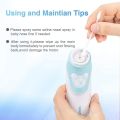 VANCOCON Nasal Aspirator, 2 in 1 Baby Nasal Aspirator & Ear Wax Remover, Electric Baby Nose Cleaner with 4 Silicone Nozzles for Newborns, Toddlers, Blue091. 