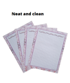 Assignment sheet colorful border (10 Sheets). 