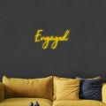 Engaged Neon Sign Wedding Neon Sign Custom Neon Sign Led Light Engagement Decor Proposal Party Wall Decor Available in Various font and styles with High Quality LED Neon Strips and Strong Acrylic Sheet. 