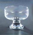 Pack of Two-Imported Fine Quality Clear Glass Desert Serving Bowl. 