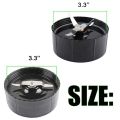 Cross & Flat Shaver Blades Replacement Part for MB1001 Magic Bullet 250W Blender Blades Mixer Accessories. 