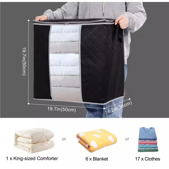 Pack%20Of%203%20New%20Waterproof%20Home%20Storage%20Bag%20foldable%20non%20woven%20%20Oxford%20Cloth%20Bedding%20Suits%20Pillows%20Closet%20Organizer%20bags%20Organizer%20Zipper%20Bag%20TOPSKY%20space%20saver%20boxes%20-%20PFM%20-%20Image%204