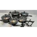 Prestige Non Stick Cookware 16 Pieces Set Made in England. 