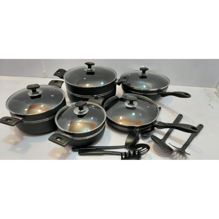 Prestige Non Stick Cookware 16 Pieces Set Made in England