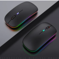 HP { Rechargeable } Wireless Type-C  Bluetooth  RGB Mouse, Hp W10 Mouse.. 