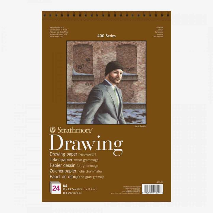 Drawing paper A4 - Strathmore - 163 g, 24 sheets