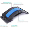 Back Massage Magic Stretcher Fitness Equipment Multi-Level Back Craacker Lower Back Pain Relief Device, Lumbar Support Spine Board for Herniated Disc, Sciatica, Scoliosis, Lower and Upper Back Muscle Pain Relief NOTE random color will be delivered. 