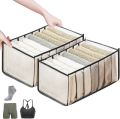 7 Grids Foldable Drawer Clothes Storage Boxes,  1 Piece.. 