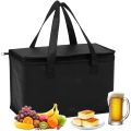 [Featured] Reusable Thermal Insulated Cooler Bags For Food Storage / Large Shopping Bag With Zipper / Foldable Washable Food Delivery Bag. 